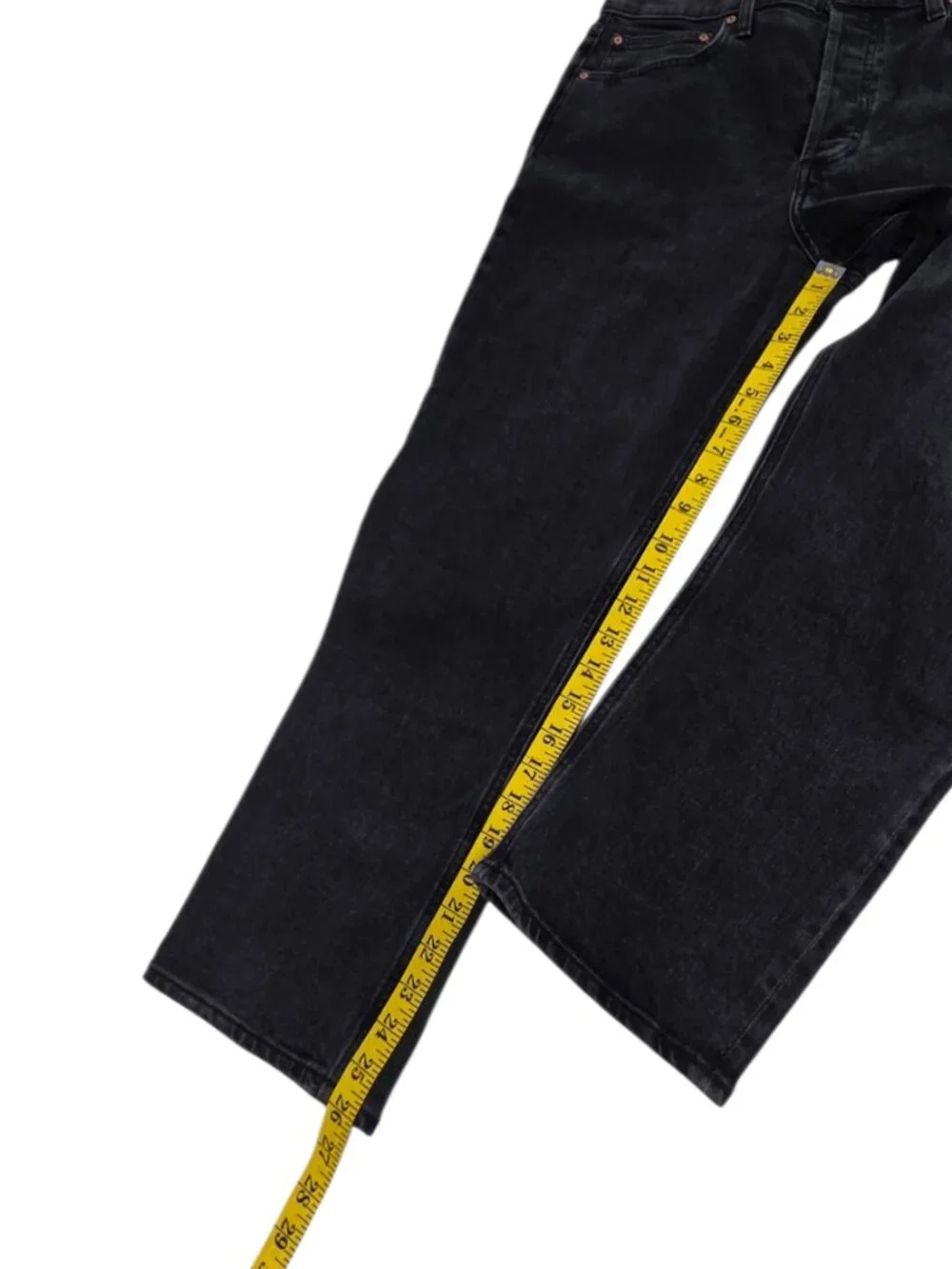 Aritzia Denim Forum The Arlo High Rise Straight Jeans, Button Fly, Size 31 - Picture 3 of 11